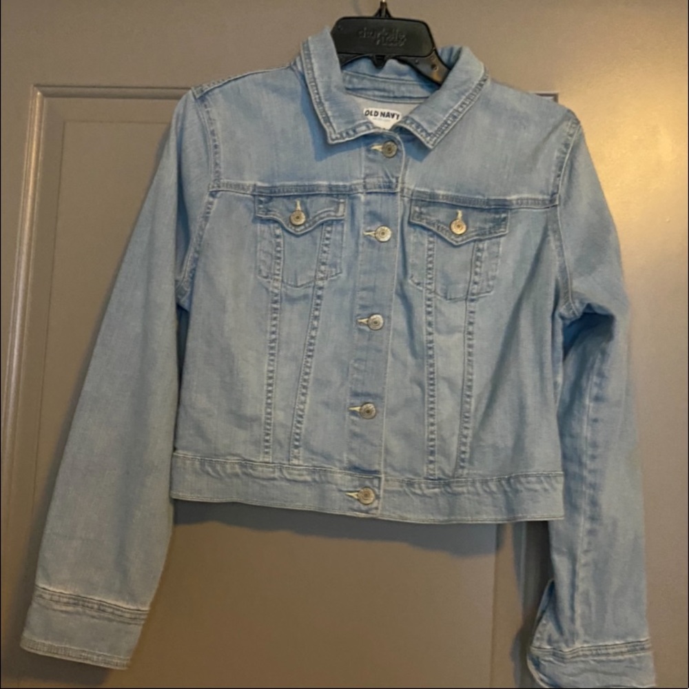 Cropped Denim Jacket - image 1